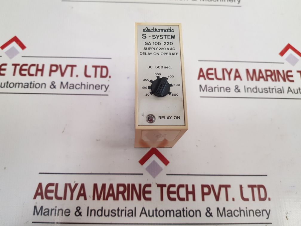 Electromatic Sa 105 220 S-system Delay On Operate 30-600 Sec