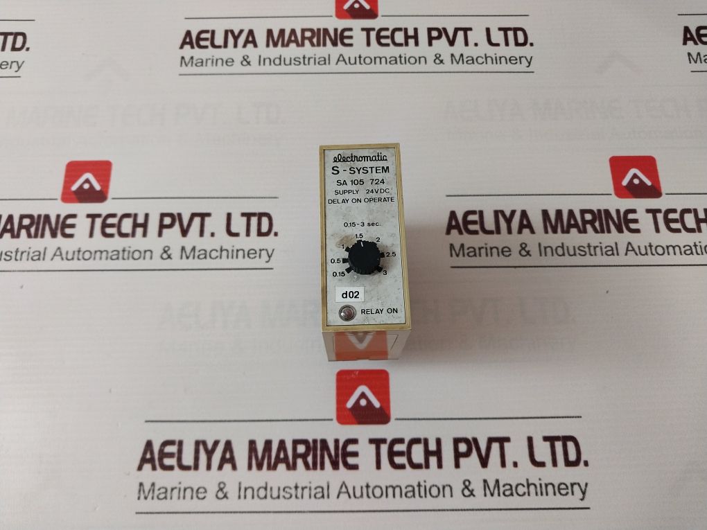 Electromatic Sa 105 724 S-system Delay On Operate 24Vdc