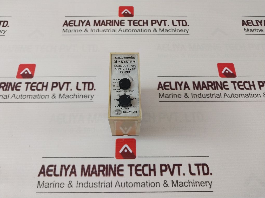Electromatic Sabc 207 724 Combi Relay Range Timer