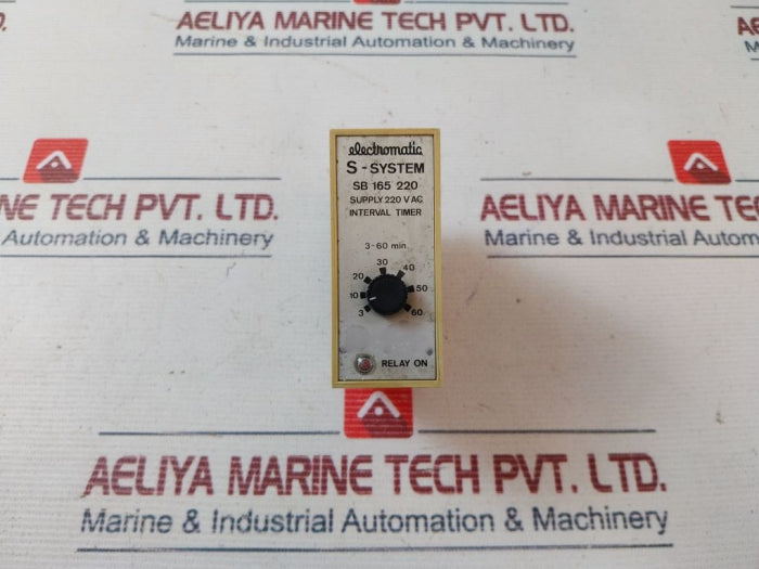 Electromatic Sb 165 220 Interval Timer 220V Ac