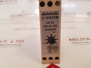Electromatic Ua 05 U-system Delay On Operate Relay 0.16-6 Sec