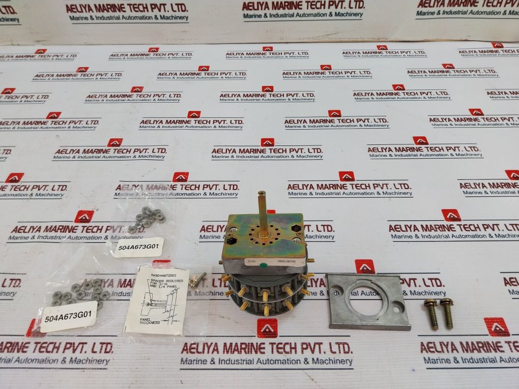 Electroswitch W-2 Rotary Switch 3669A79G02 8-20A 300-600Vac
