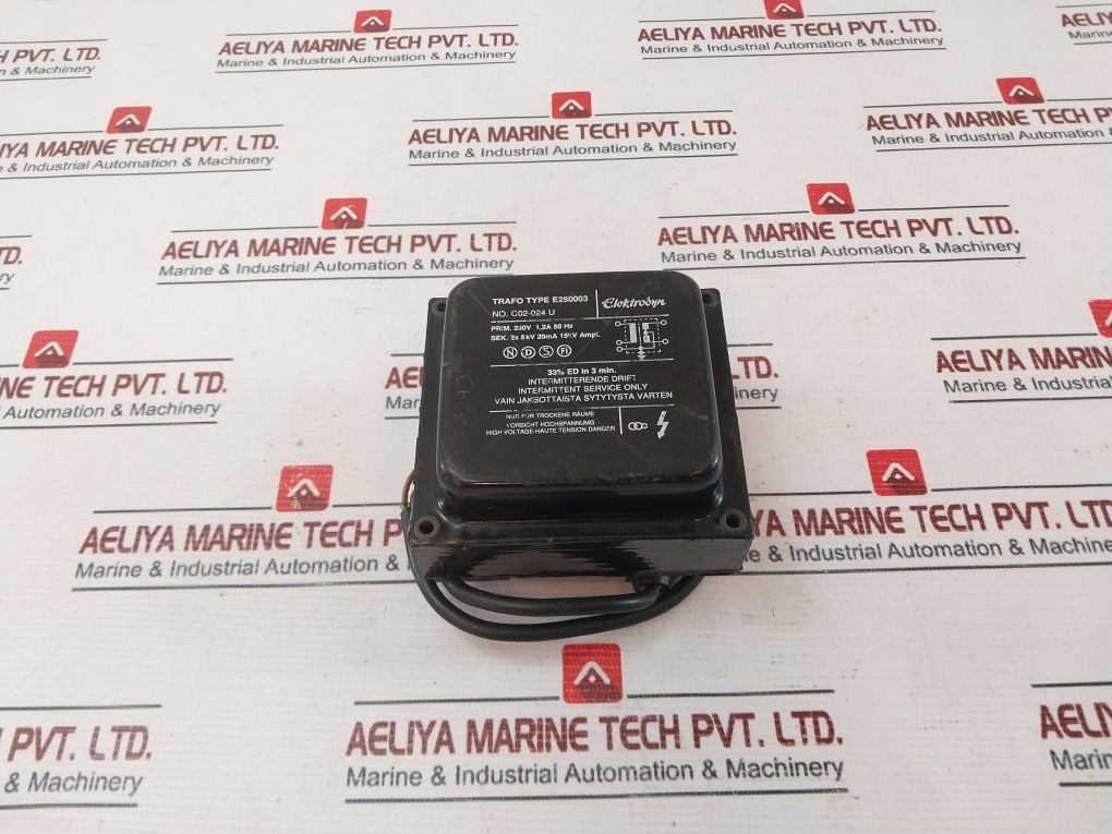 Elektrodyn E250003 Transformer 230V 1,2A 50 Hz