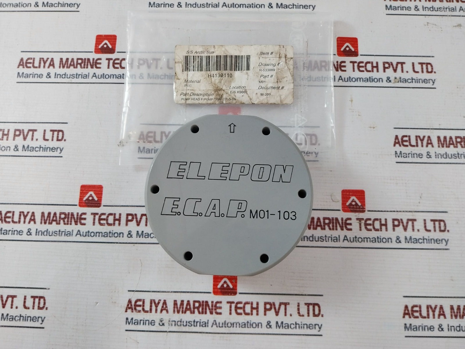 Elepon E.C.A.P M01-103 Pvc Pump Head Cr-3-2N