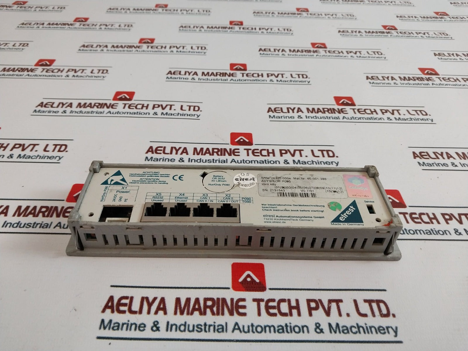 Elrest 24220.0004 Hmi Panel Asys/Aop P090