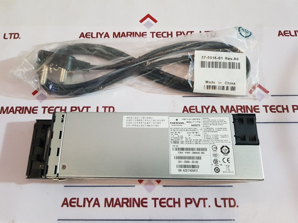 Emerson Aa26270 Power Supply C3Kx-pwr-350Wac V03