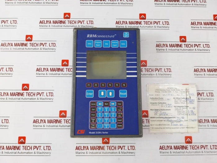 Emerson Csi 2120-1 Computational System Machinery Analyzer Rev. 1 (Not Working)