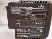 Emerson 12P2535X052 Discrete Input Module Rev F 12 Vdc 150 Ma Kj3201X1-ba1
