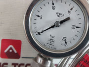 En837-1 Pressure Gauge 0-25 Bar