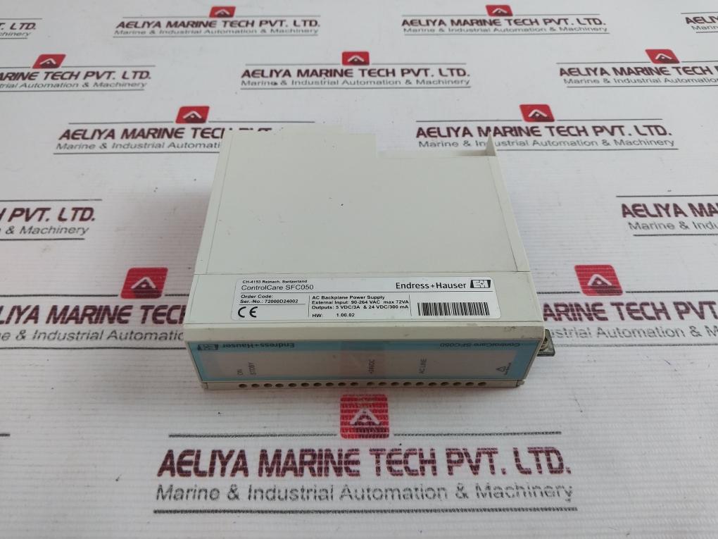 Endress + Hauser Sfc050 Ac Backplane Power Supply 90-264Vac 50/60Hz