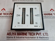 Enertec Schlumberger P6N Double Frequency Meter 55-65 Hz