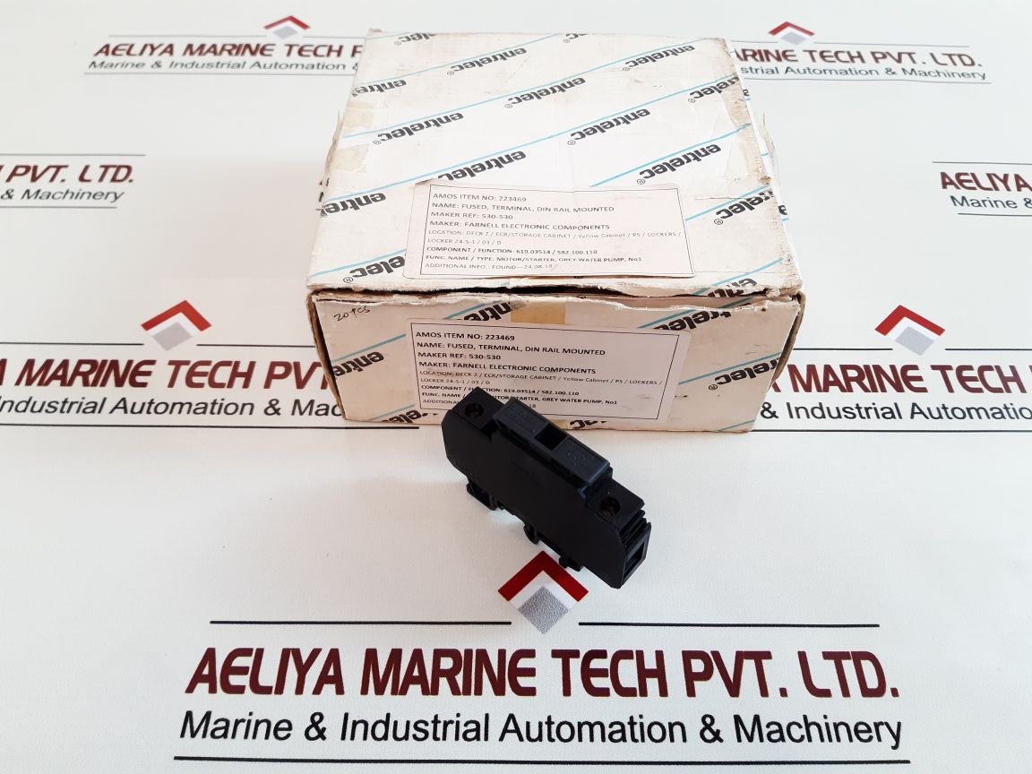 Set of 15x entrelec fem13u terminal block