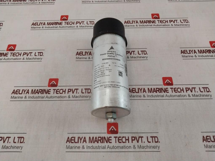 Epcos B32344N4102A040 Capacitor 440V 50Hz 13.1 Amp 10.0 Kvar Phase 3 39N23