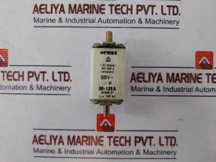 Ernst 00-125A Fuse I1 = 120 Ka