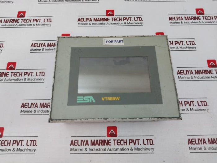 Esa Vt555Wap000 Hmi Touch Panel Stn Monochrome Display 18-32 Vdc 15W (Not Working)