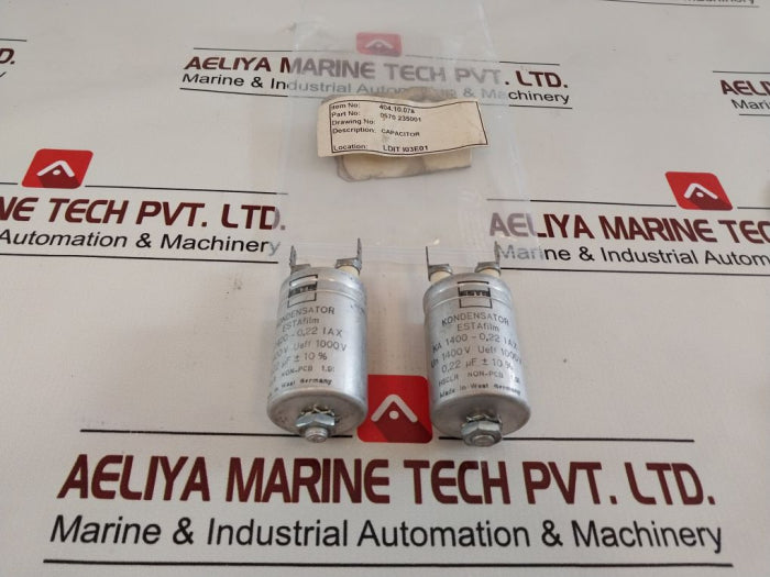 Esta Kondensator 0670 235001 Capacitor 0,22 µF ±10%