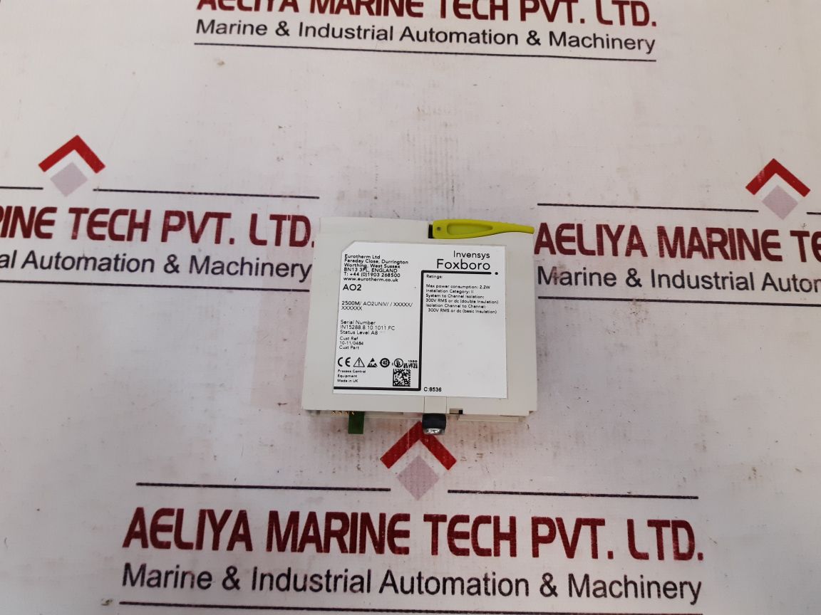 Eurotherm 2500m/ao2univ/xxxxx/xxxxxx digital input module