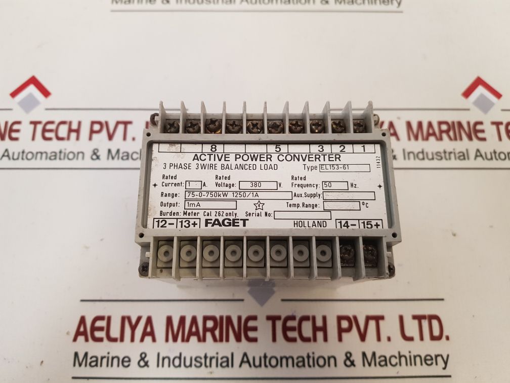 Faget El153-61 Active Power Converter 1A 380V