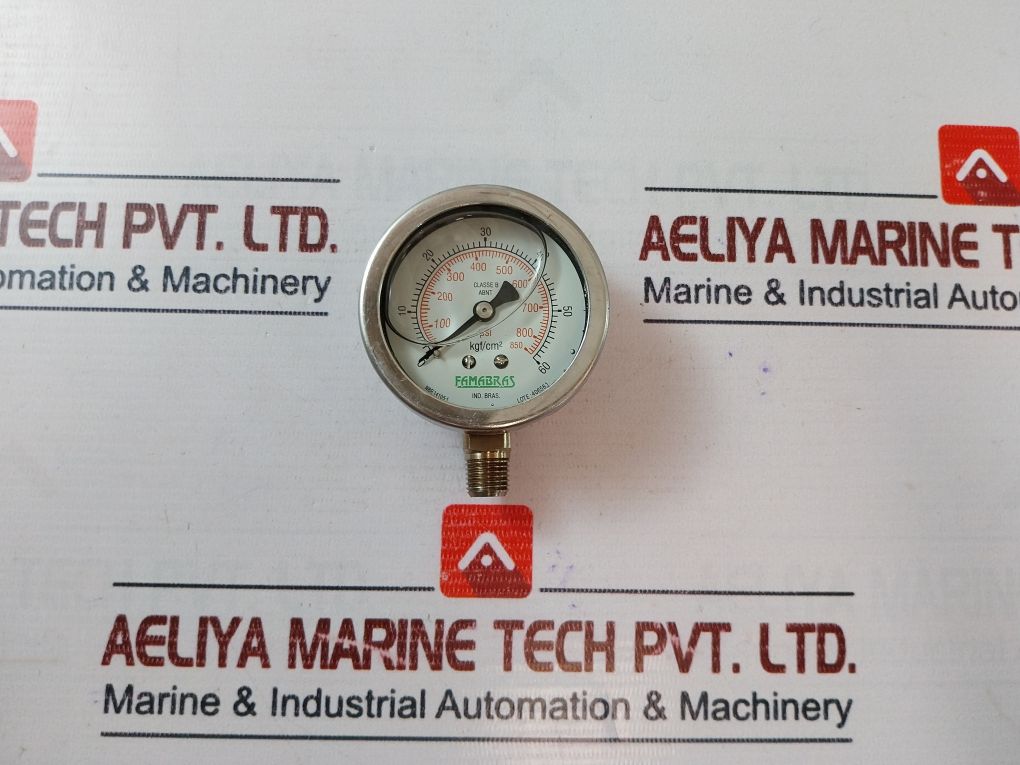 Famabras 14105-1 Pressure Gauge 0-60 Kgf/Cm2