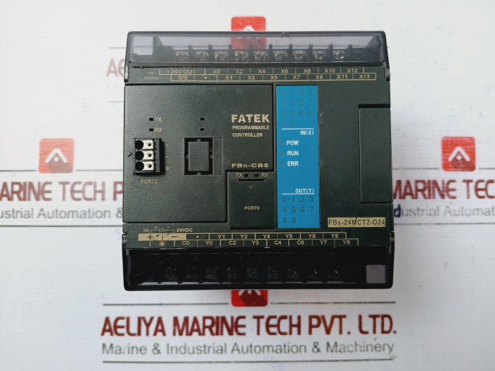 Fatek Fbs-24Mct2-d24  Programmable Controller Advanced Main Unit 24V Dc, 36W