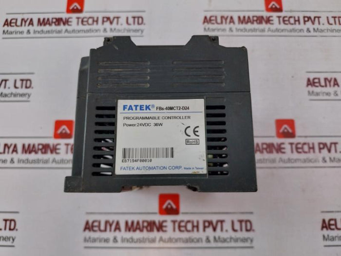 Mct Controller Fatek Fbs-40Mct2-d24 Programmable Controller 24Vdc 36W , Eb7194F00010 ...