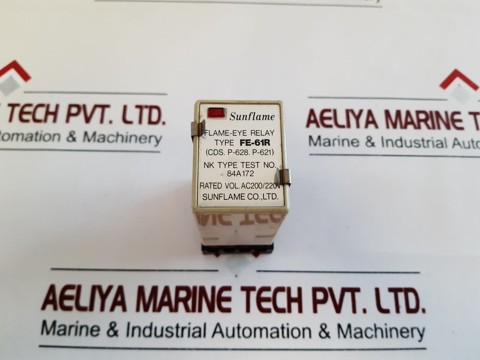 Sunflame Fe-61R Flame Eye Relay (Cds.P-628. P-621) Ac 200/220V