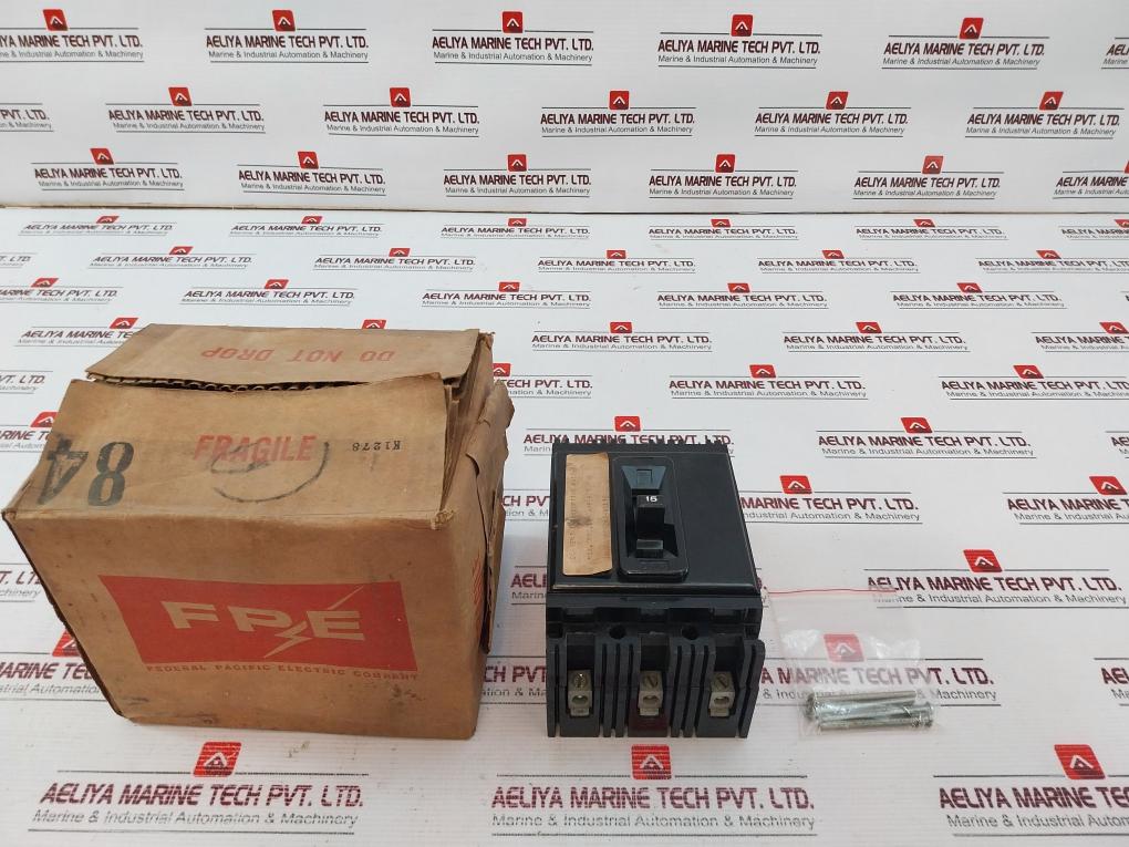 Federal Pacific Electric Ne233015-50C 3 Pole A B Circuit Breaker 15A 240V