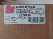 Federal Signal 141St-024A Electraflash Strobe Light Series A3 Amber 0.08A 24Vdc