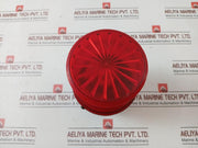 Federal Signal Fb2Pst Fireball Strobe Warning Light 120V 50/60 Hz 0.25A (Red)