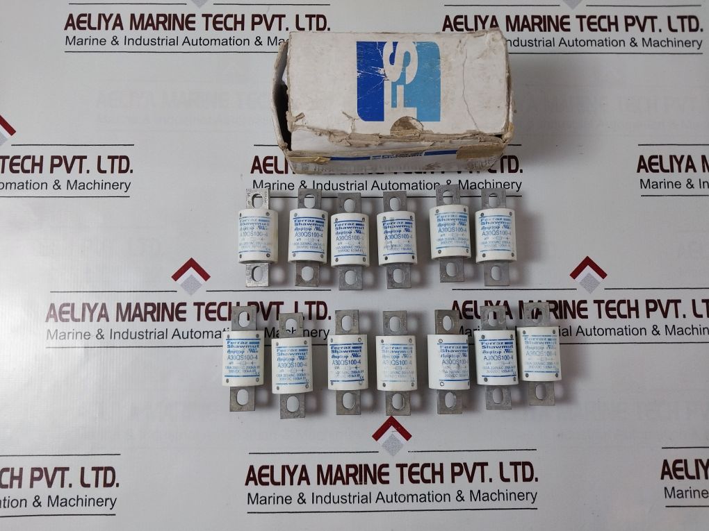 Ferraz Shawmut A30Qs100-4 Fuse 100A 300Vac 200Ka Ir