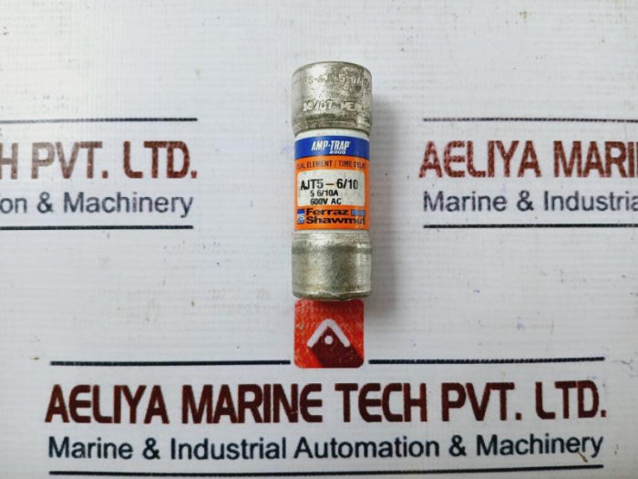 Ferraz Shawmut Amp-trap 2000 Ajt5-6/10 Time Delay Fuse Class J Fuse 600V Ac