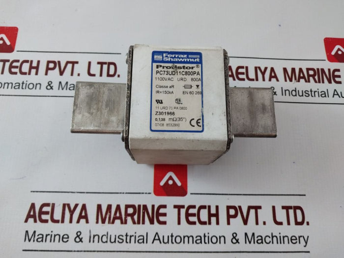 Ferraz Shawmut Pc73Ud11C800Pa Protistor Fuse