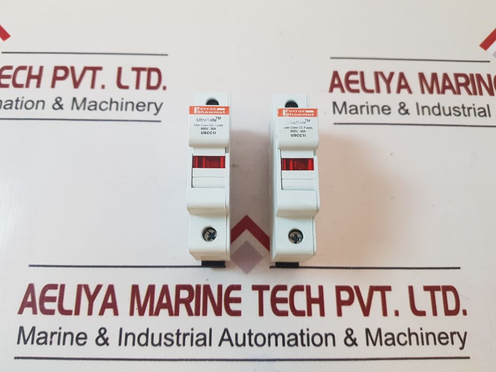 Set Of 7X Ferraz Shawmut Uscc1I Fuse Holder