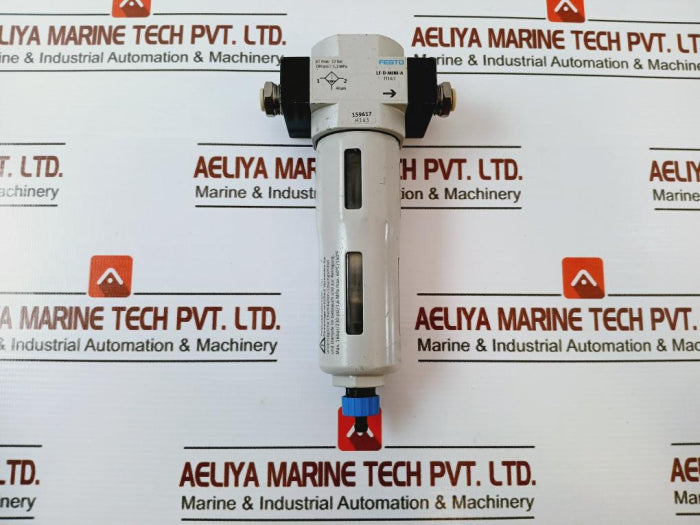 Festo 159617 Compressed Air Filter Sintered W/ Centrifugal Separator Lf-d-mini-a