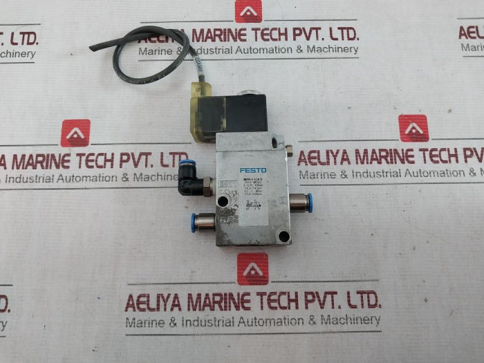 Festo Mfh-3-1/4-s Solenoid Valve 7959 Wd02 4-145Psi 8-120Psi 1-8Bar 50/60Hz