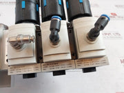 Festo Ms4-lrb-1/4-d7-a8-as Pneumatic Serviceâ€Unit Assy Air Prep Manifold 529483