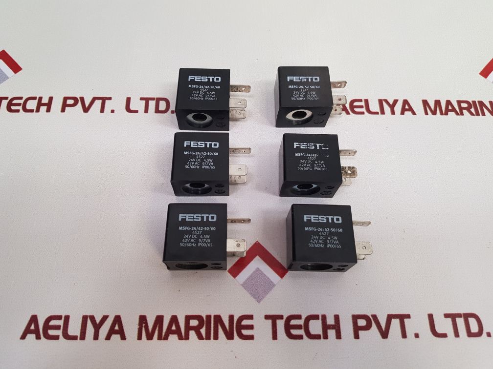 Lot Of 3X Festo Msfg-24/42-50/60 Coil