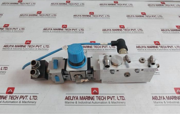 Festo Pev-1/4A-wd Pneumatic Service‐Unit Assy Air Prep Manifold 3Hnm 06880-1