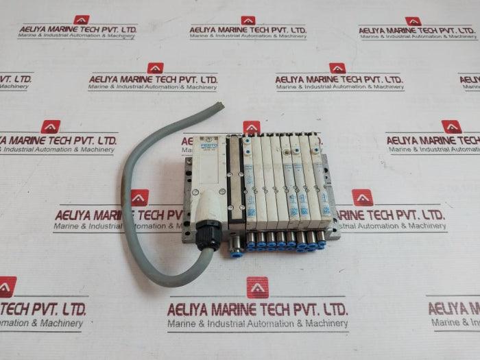 Festo Vmpa-kms1-24-5 Pneumatic Solenoid Valve Manifold Assembly 1 -0,9-10Bar