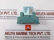 Finder 40.52 Miniature Relay With Socket 95.65 24Vdc 8A 250V/5A 250V