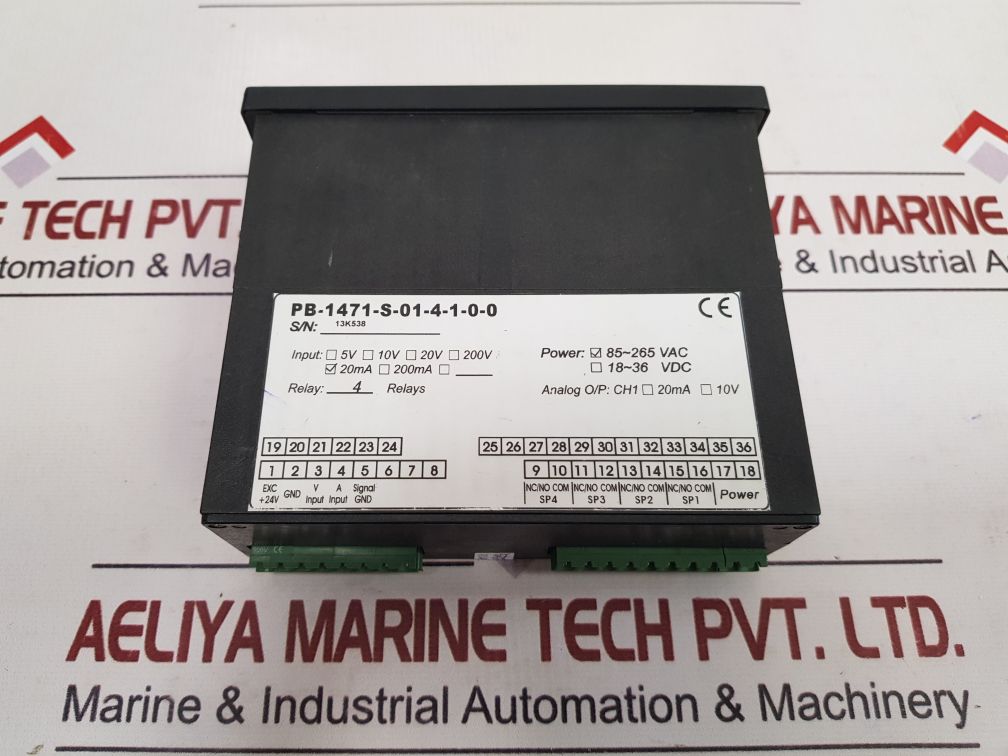 Finetek pb-1471-s-01-4-1-0-0 level panel meter