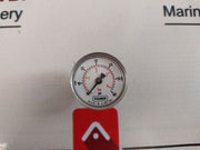 Fisher 18B7713X032 Pressure Gauge 0-4 Bar