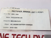 Fn elektro rectifier bridge 220v, 100a set