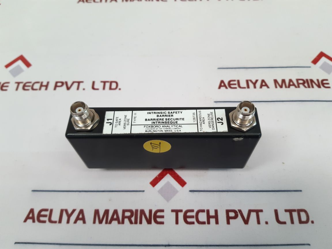 Foxboro 128735 Intrinsic Safety Barrier