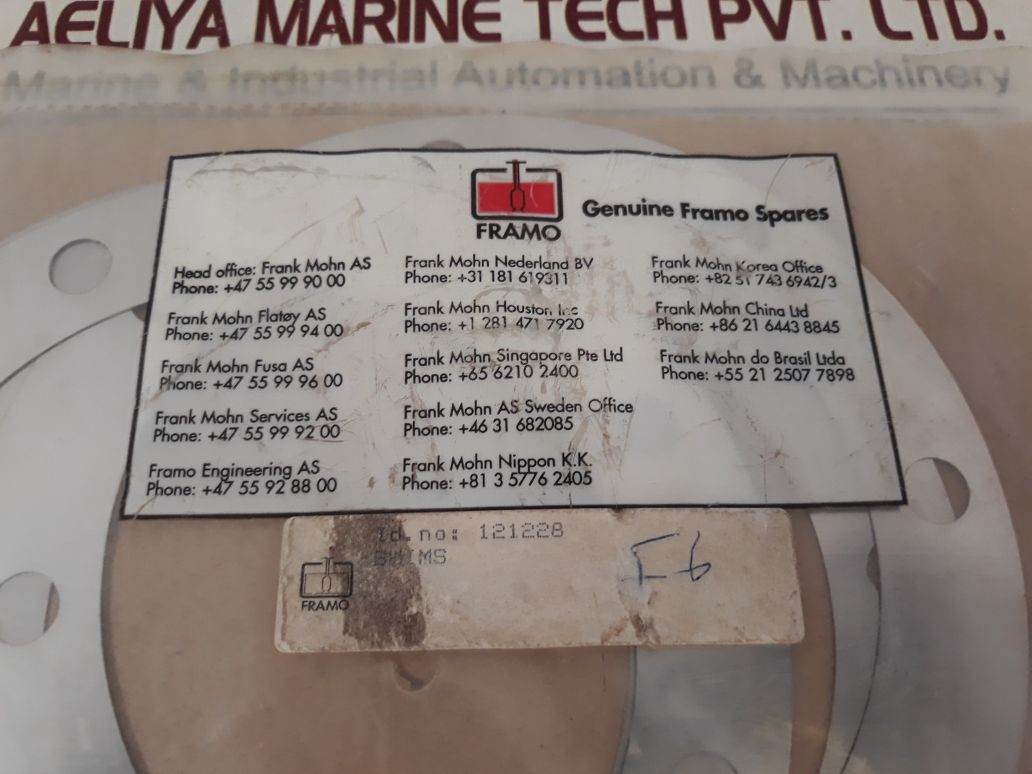 Framo 121228 Gasket Flat