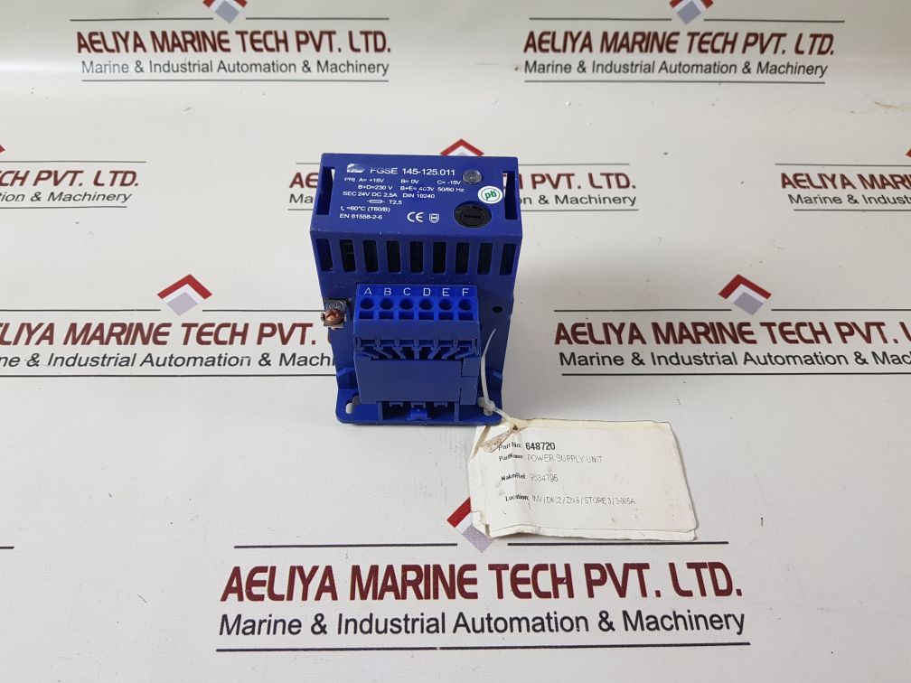 Frei Fgse 145-125.011 Power Supply Unit