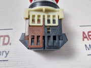 Fuji Electric Ah30-m Red Push Button Switch 600Vac 10A