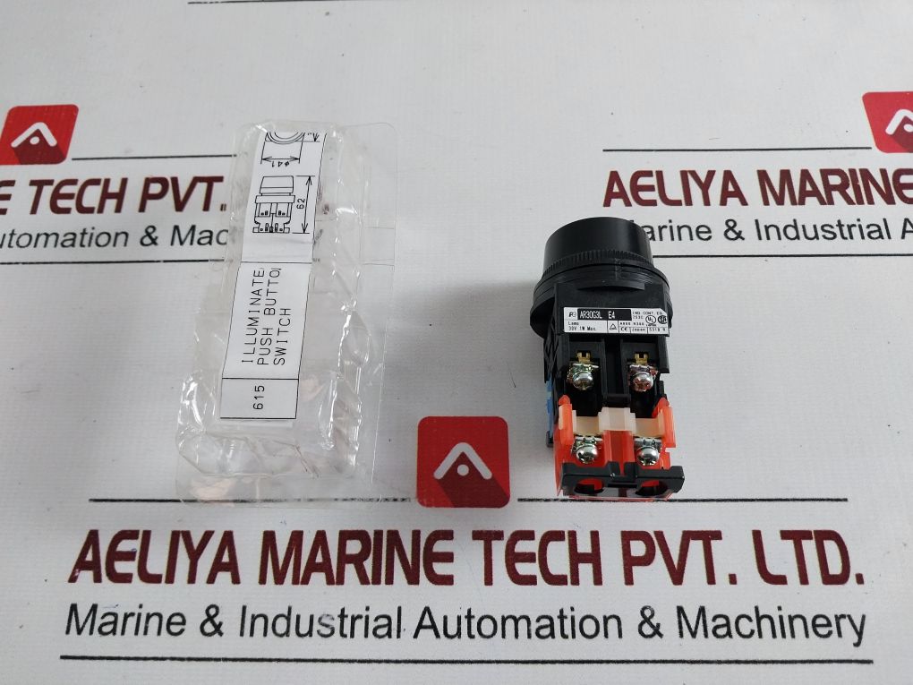 Fuji Electric Ar30G3L-11E4W Illuminate Push Button Switch