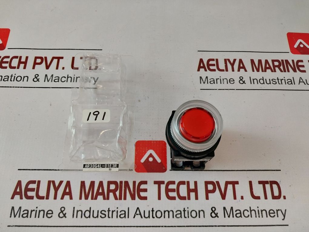 Fuji Electric Ar30G4L-01E3R Lluminated Red Pushbutton