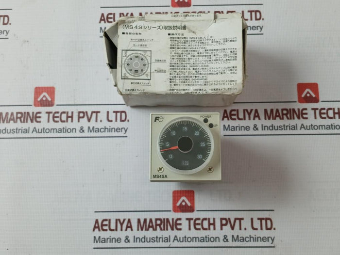 Fuji Electric Ms4Sa-ap Miniature Size Super Timer Module 100–240V Ac 50/60Hz